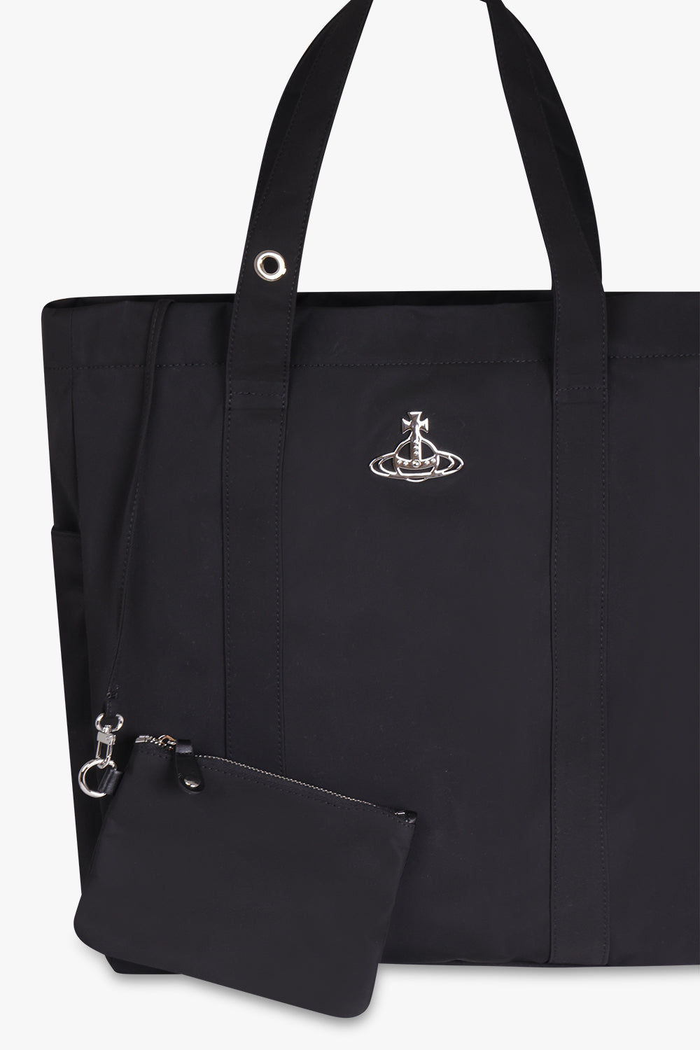 VIVIENNE WESTWOOD BAGS Black Murray Tote Bag| Black/Silver