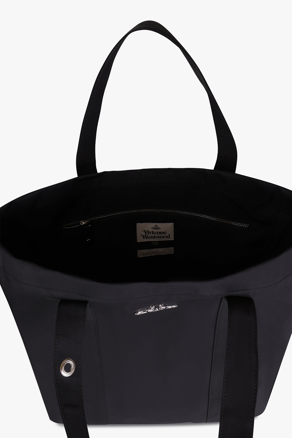 VIVIENNE WESTWOOD BAGS Black Murray Tote Bag| Black/Silver
