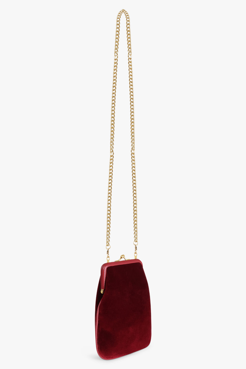 VIVIENNE WESTWOOD BAGS Red Tessa Chain Purse | Burgundy