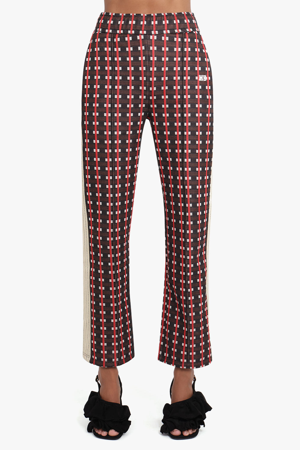 WALES BONNER RTW Power Trackpant | Brown/Red