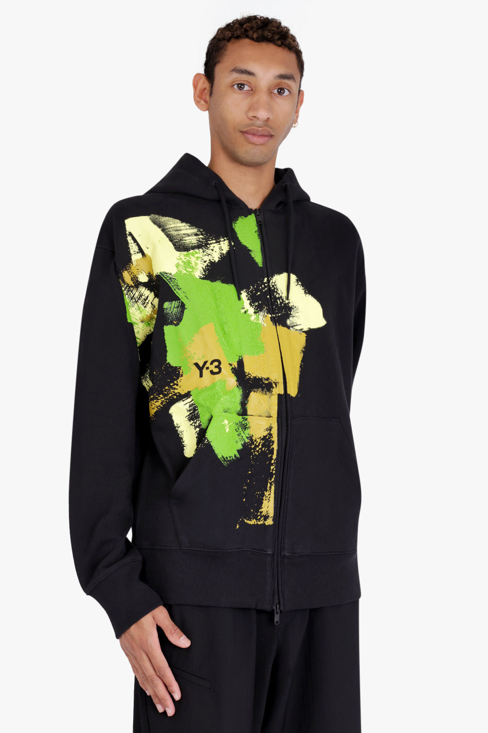 Graphic Zip Hoodie | Black – Parlour X