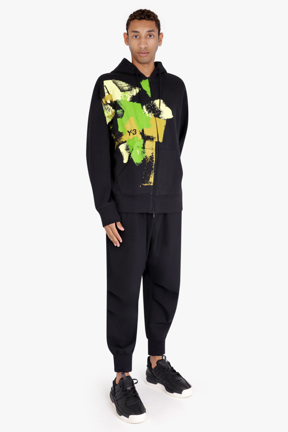 Graphic Zip Hoodie | Black – Parlour X