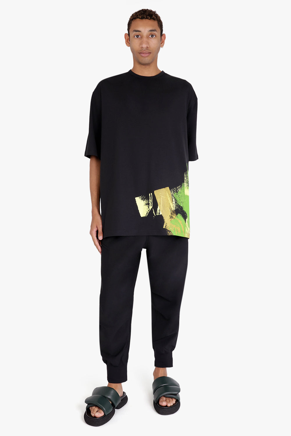 Y-3 RTW Graphic Zip T-Shirt | Black