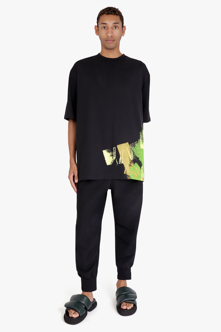 Y-3 RTW Graphic Zip T-Shirt | Black