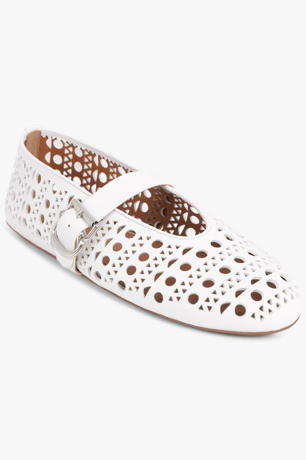 OFFWHITE BALLET中古 Cap toe ballet flat Black&White Monika | AGL Shoes