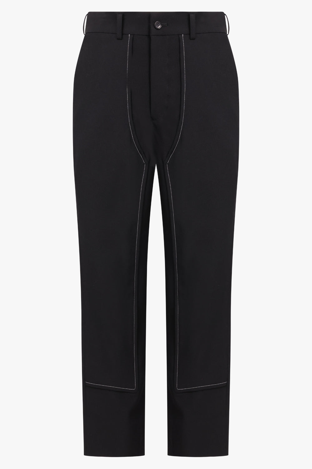COMME DES GARCONS RTW Top Stitch Detail Pant | Black