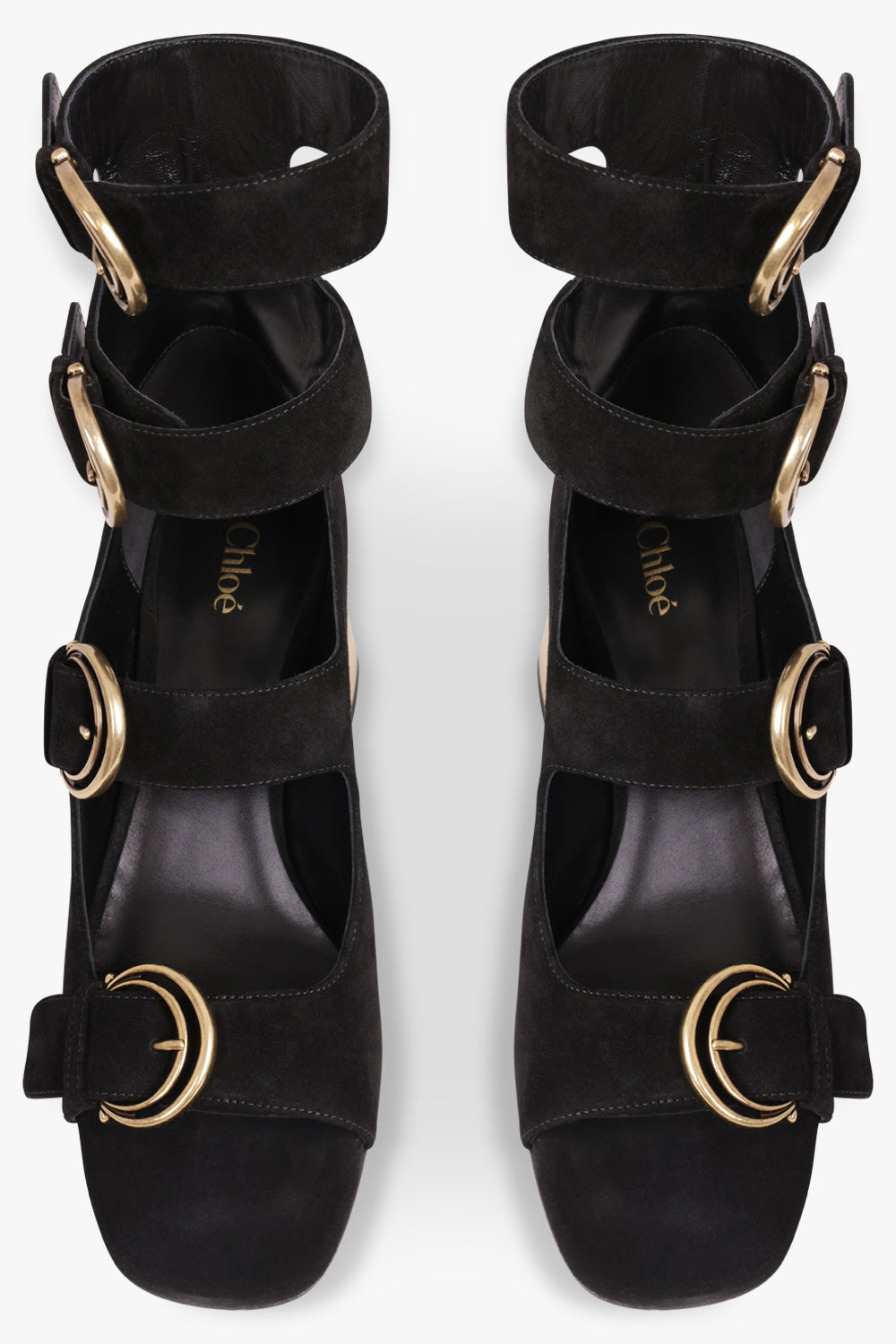 CHLOE SHOES Alize 60mm Suede Sandal | Black