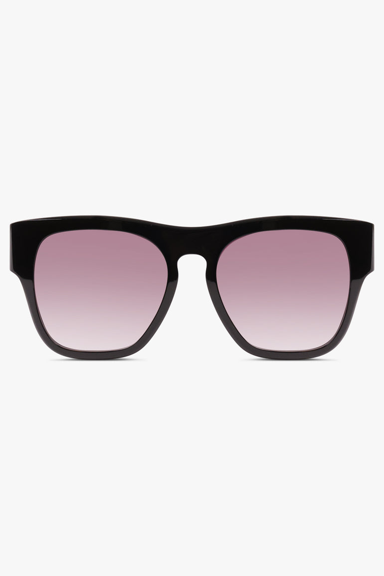 CHLOE ACCESSORIES BLACK CH02805 57 Rectangle Squared Sunglasses | Black