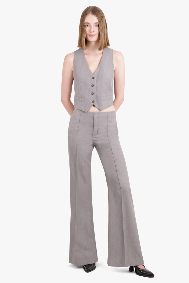CHLOE RTW Tailored Waistcoat | Swan Grey