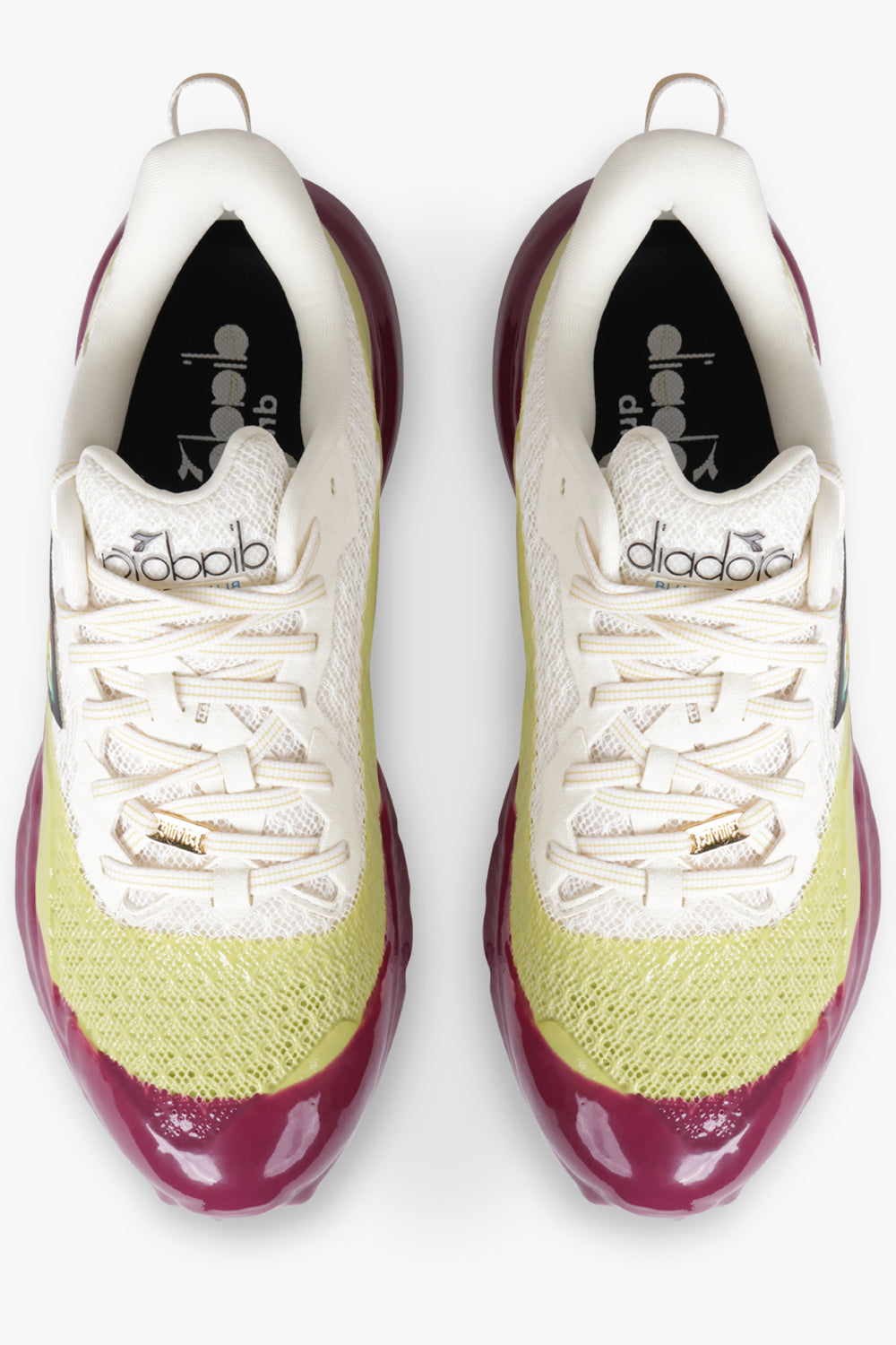 COLVILLE SHOES Diadora Double Dipped Sneaker | Yellow/Purple