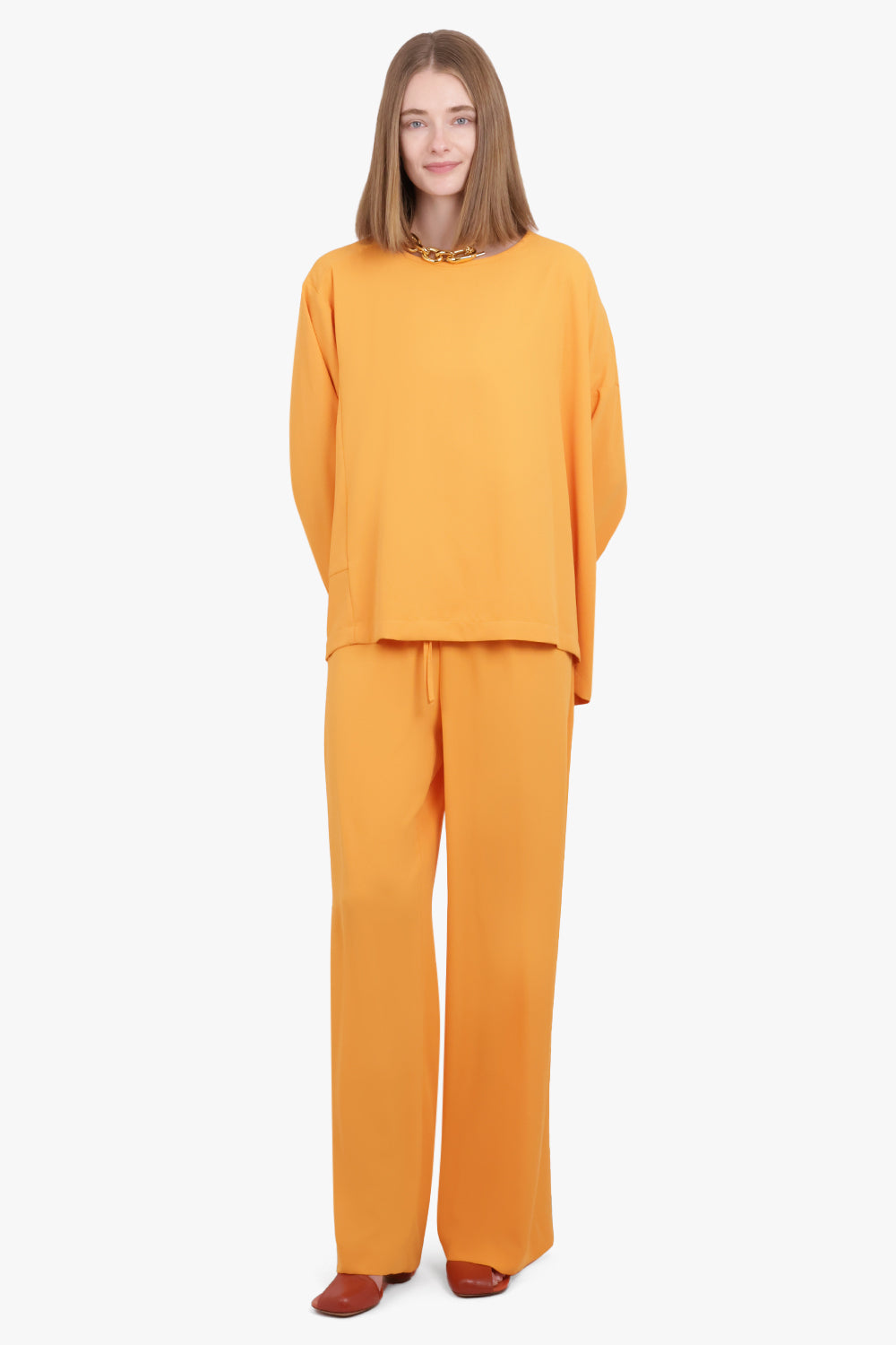 DRIES VAN NOTEN RTW Caias L/S Top | Orange