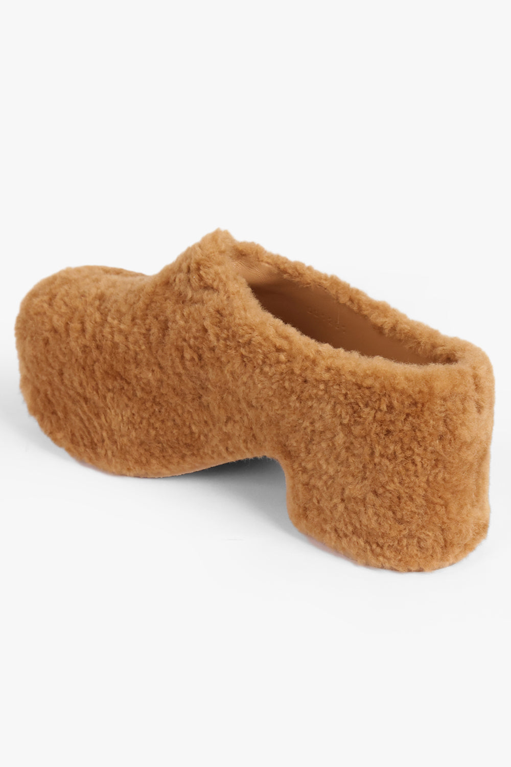 DRIES VAN NOTEN SHOES Textured 40mm Clog Mules | Tan