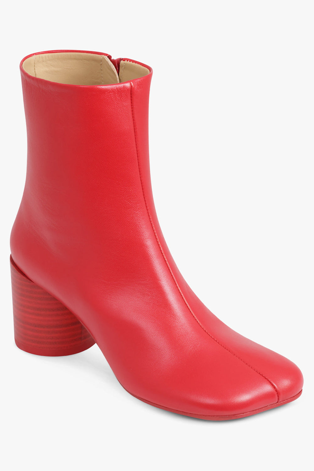 MM6 BY MAISON MARGIELA SHOES Anatomic 70mm Ankle Boot | Fiery Red