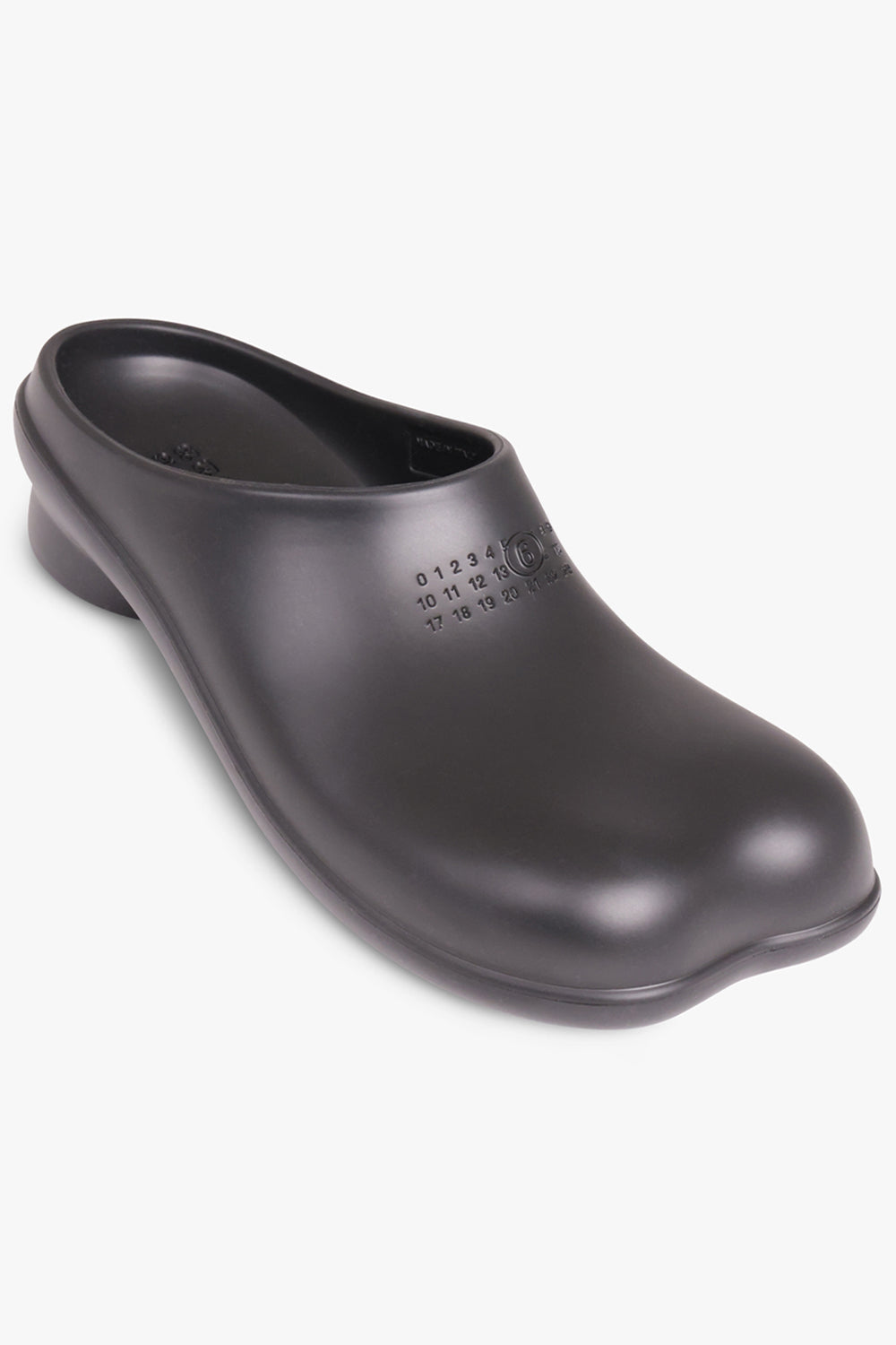 MM6 BY MAISON MARGIELA SHOES Anatomic Tabi Clog Rubber Slippers | Black