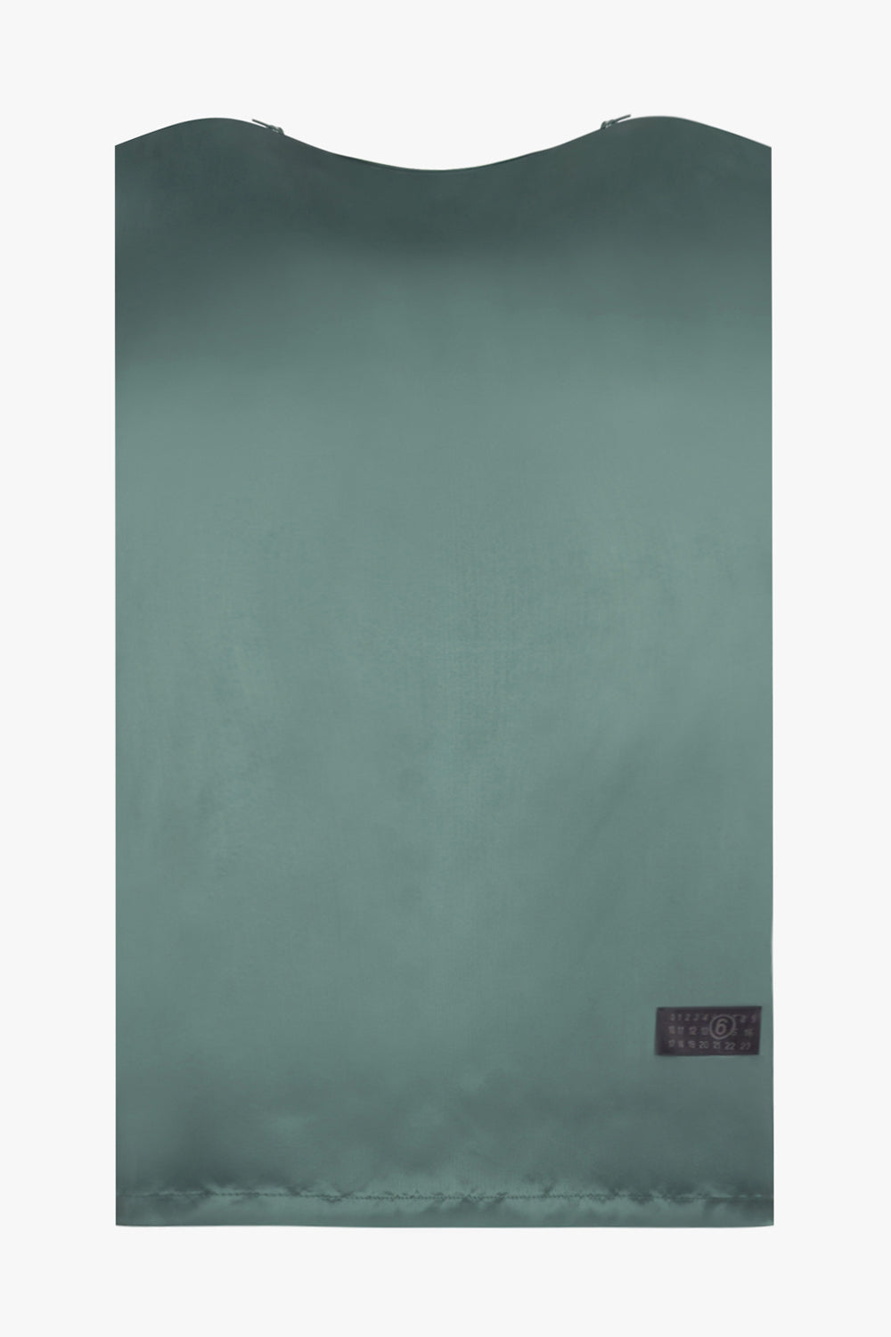 MM6 BY MAISON MARGIELA RTW Drape S/Less Boat Neck Top | Green