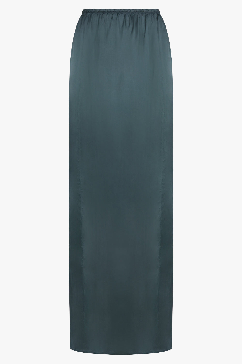 MM6 BY MAISON MARGIELA RTW Elastic Waistband Drape Maxi Skirt | Green