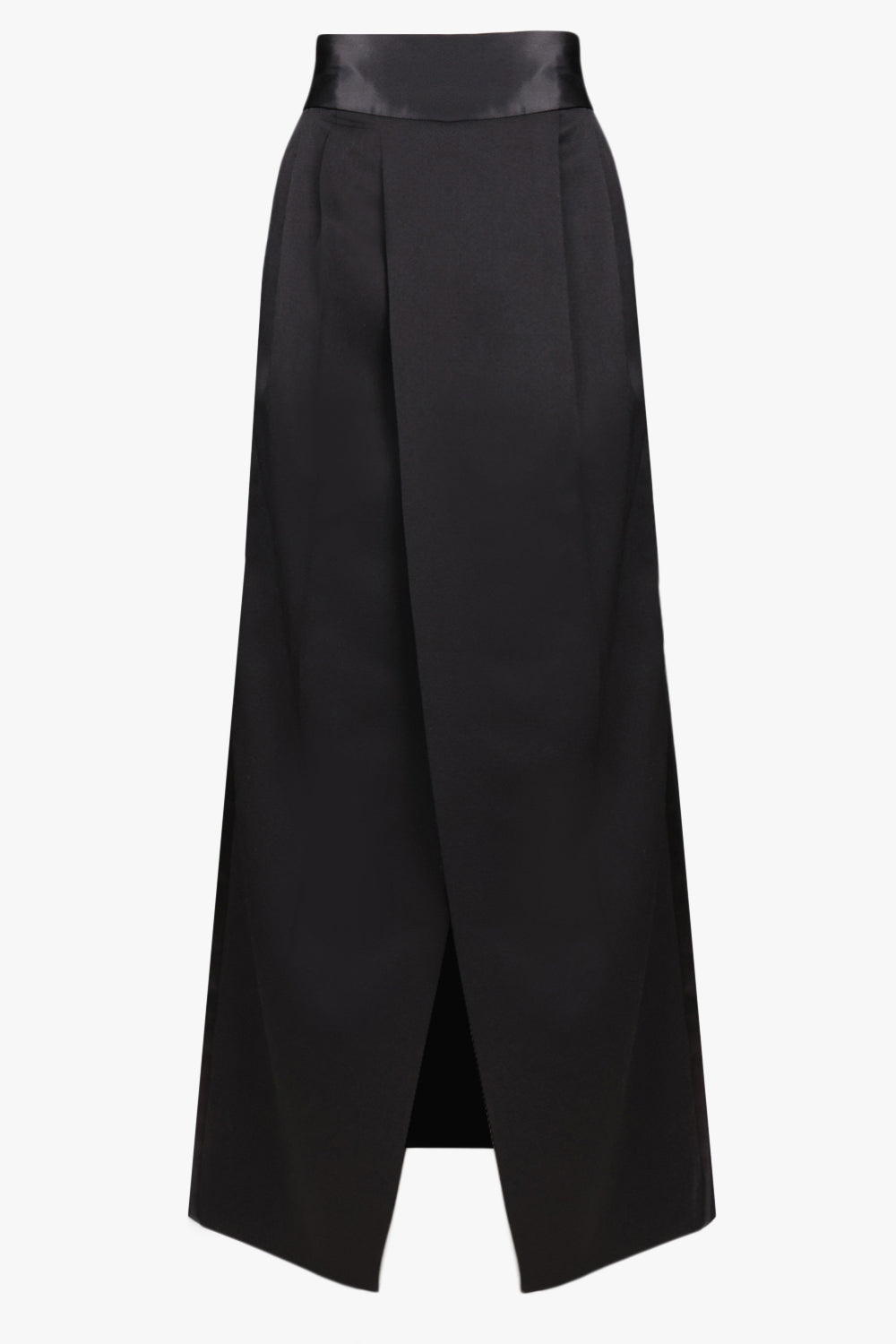 MM6 BY MAISON MARGIELA RTW Split Front Maxi Skirt | Black