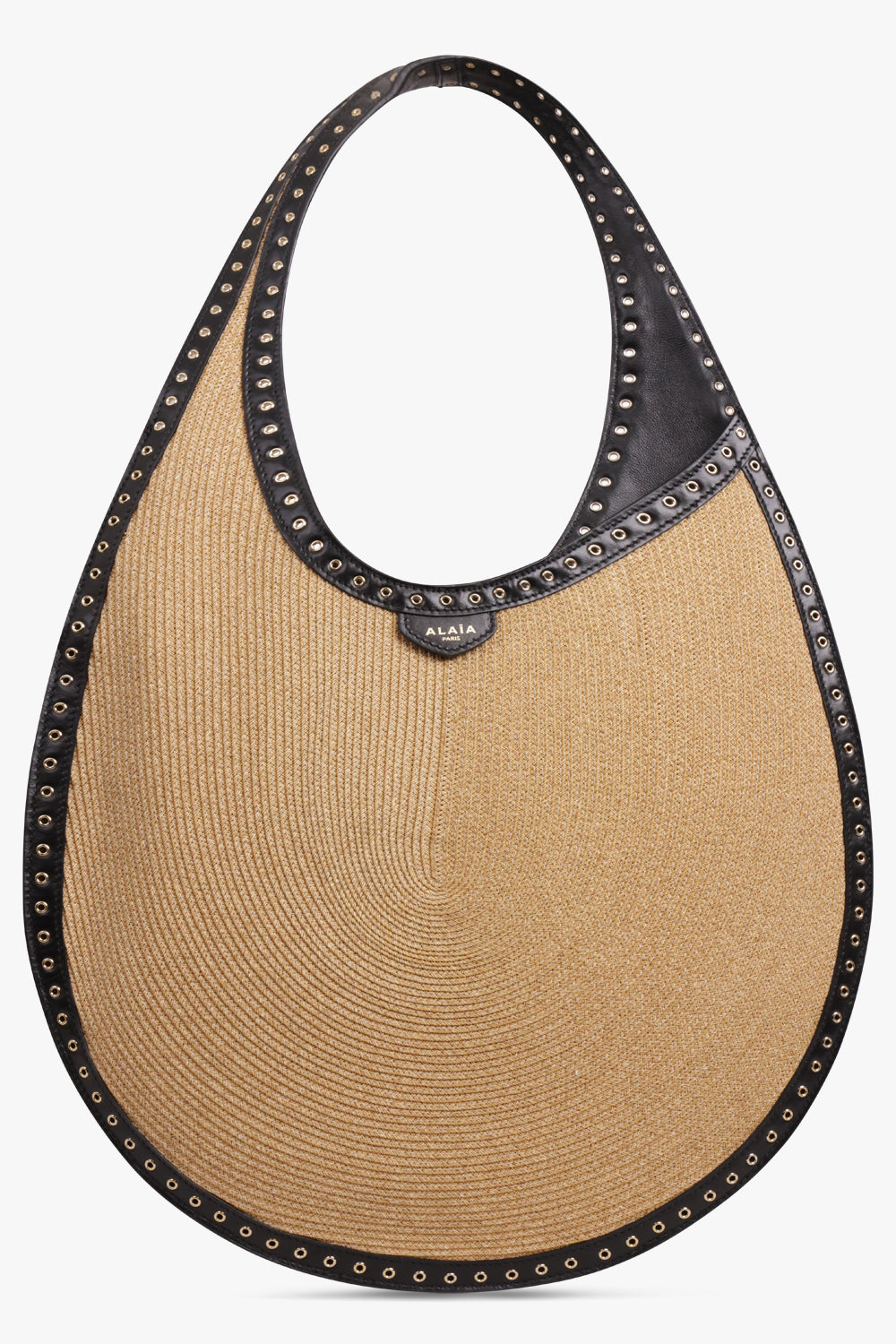 ALAIA BAGS NEUTRALS / 113 - NATUREL One Piece Medium Paper Hobo Bag | Beige