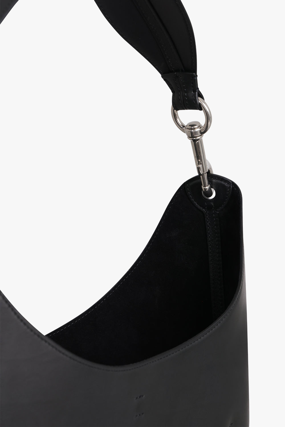 PHOEBE PHILO BAGS BLACK / BLACK Bean Shoulder Clip Bag | Black