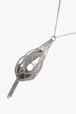 PHOEBE PHILO JEWELLERY SILVER / SILVER Pebble Small Chain Pendant | Silver