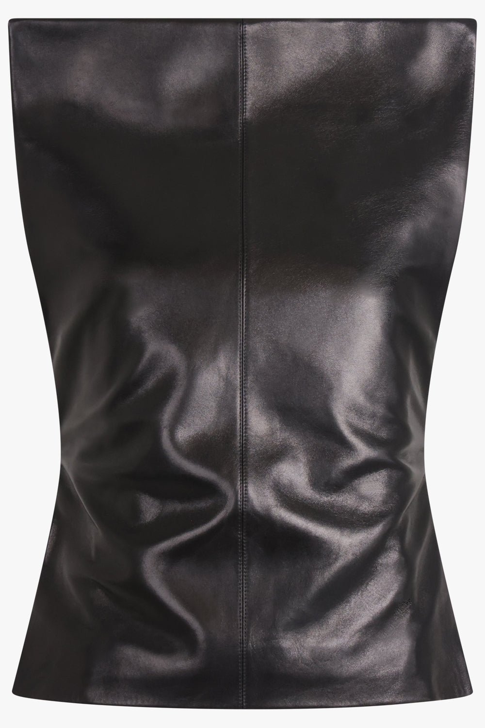 PHOEBE PHILO RTW Square Neck Backless Leather Top