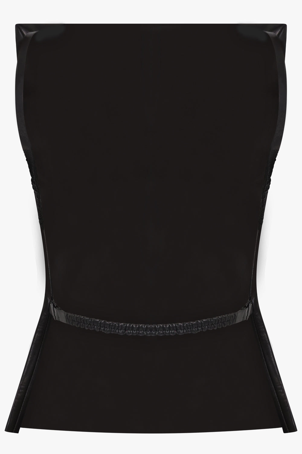 PHOEBE PHILO RTW Square Neck Backless Leather Top