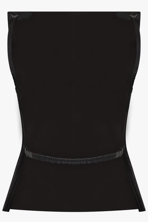 PHOEBE PHILO RTW Square Neck Backless Leather Top