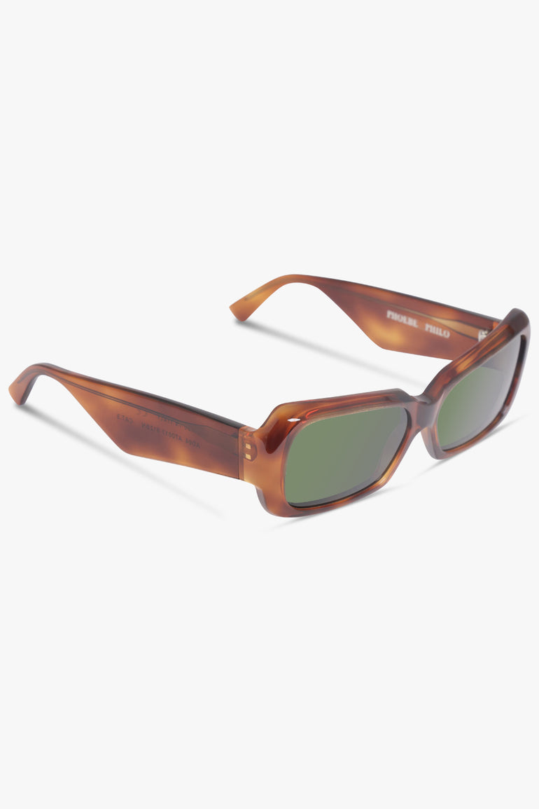 PHOEBE PHILO Accessories Brown Score Sunglasses | Brown Tortoiseshell