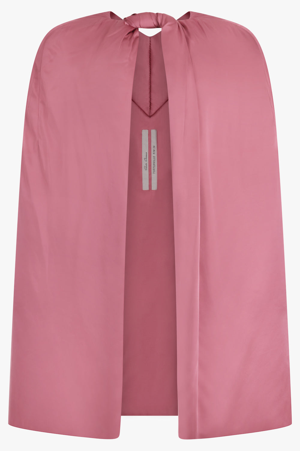 RICK OWENS RTW Cappa Imbottita Cape Jacket | Thulian Pink