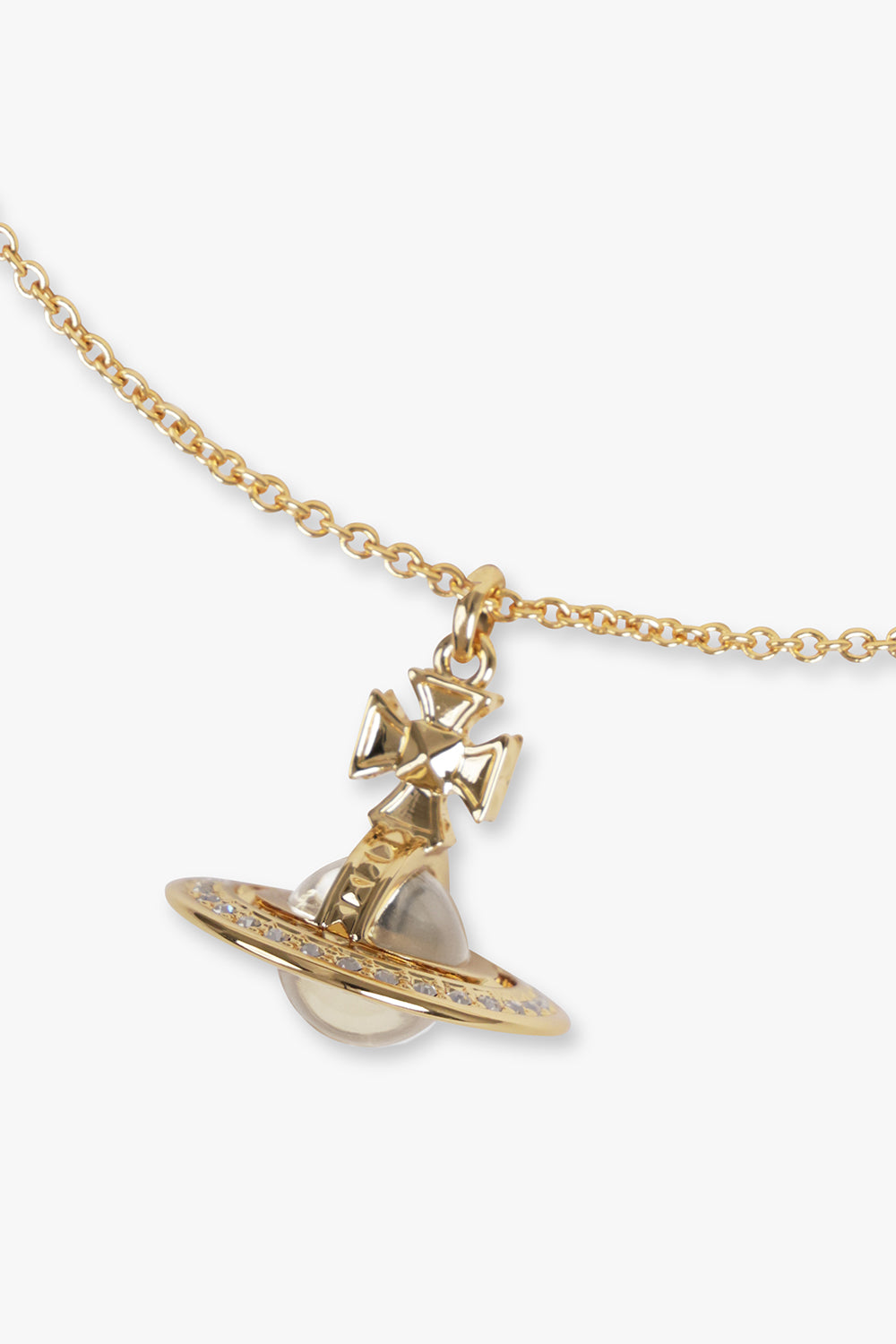 VIVIENNE WESTWOOD JEWELLERY GOLD / Gold Pina Small Orb Pendant | Gold
