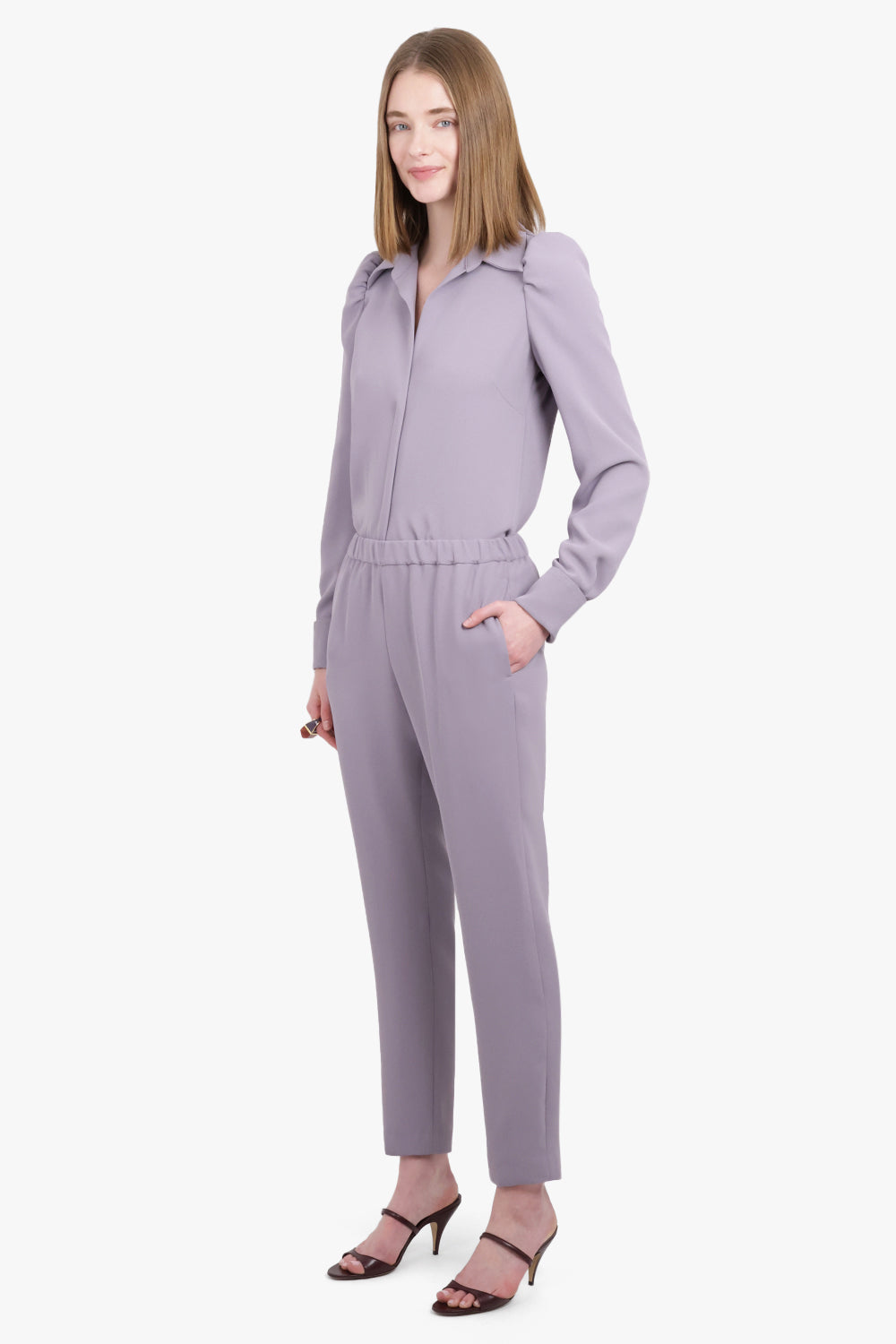 DRIES VAN NOTEN RTW Palmira Tapered Pant | Lilac