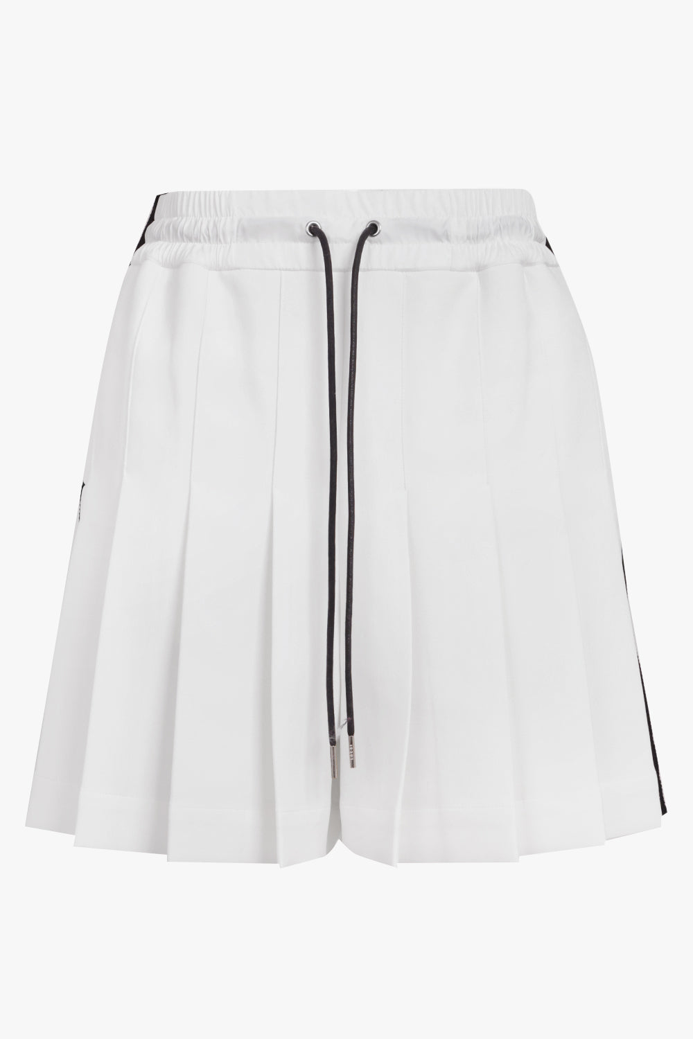 SACAI RTW Drawstring Side Panel Pleated Short | White/Black