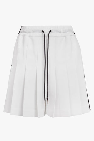 SACAI RTW Drawstring Side Panel Pleated Short | White/Black
