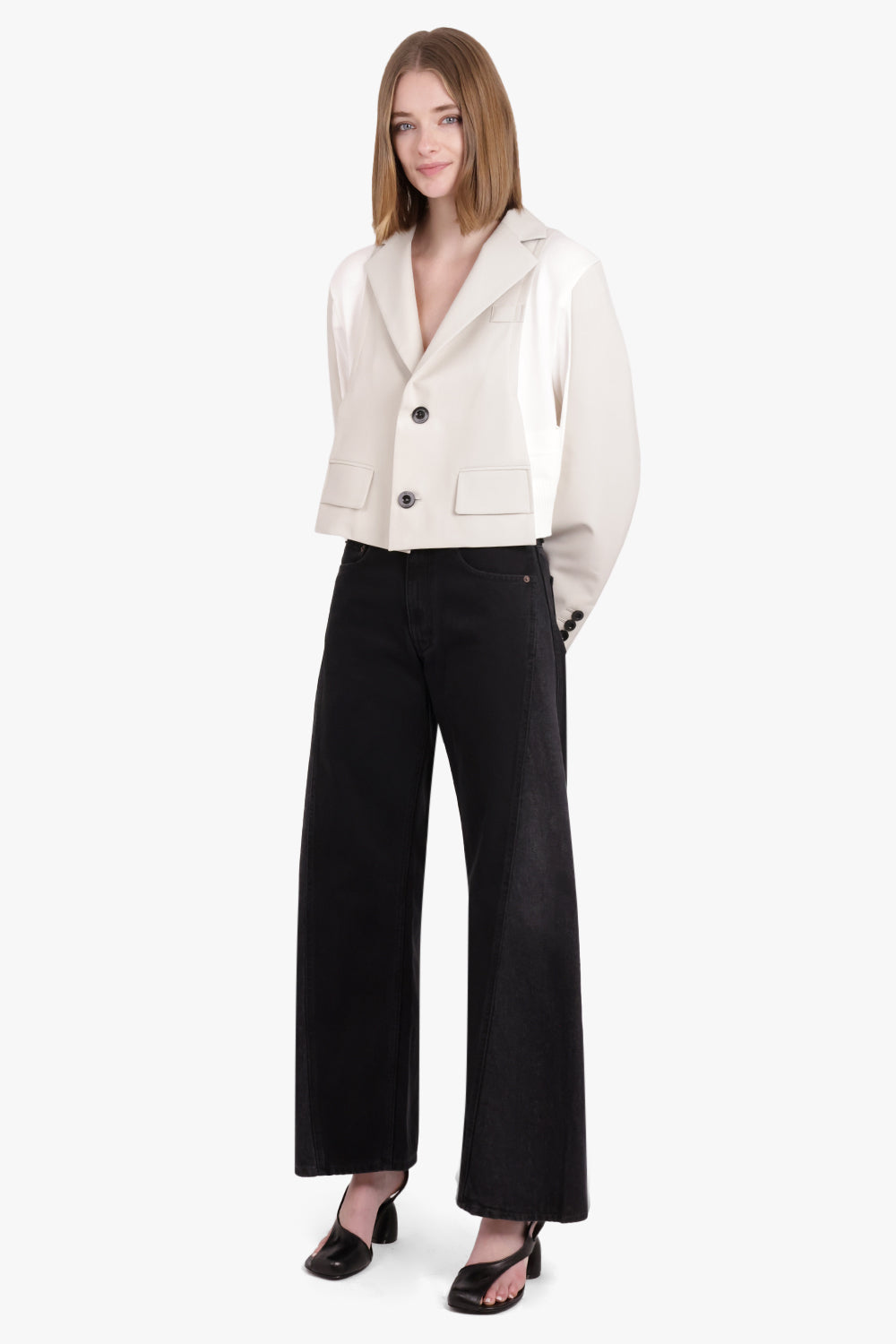 MM6 BY MAISON MARGIELA RTW 5 POCKET TAILORED PANTS | BLACK/GREY