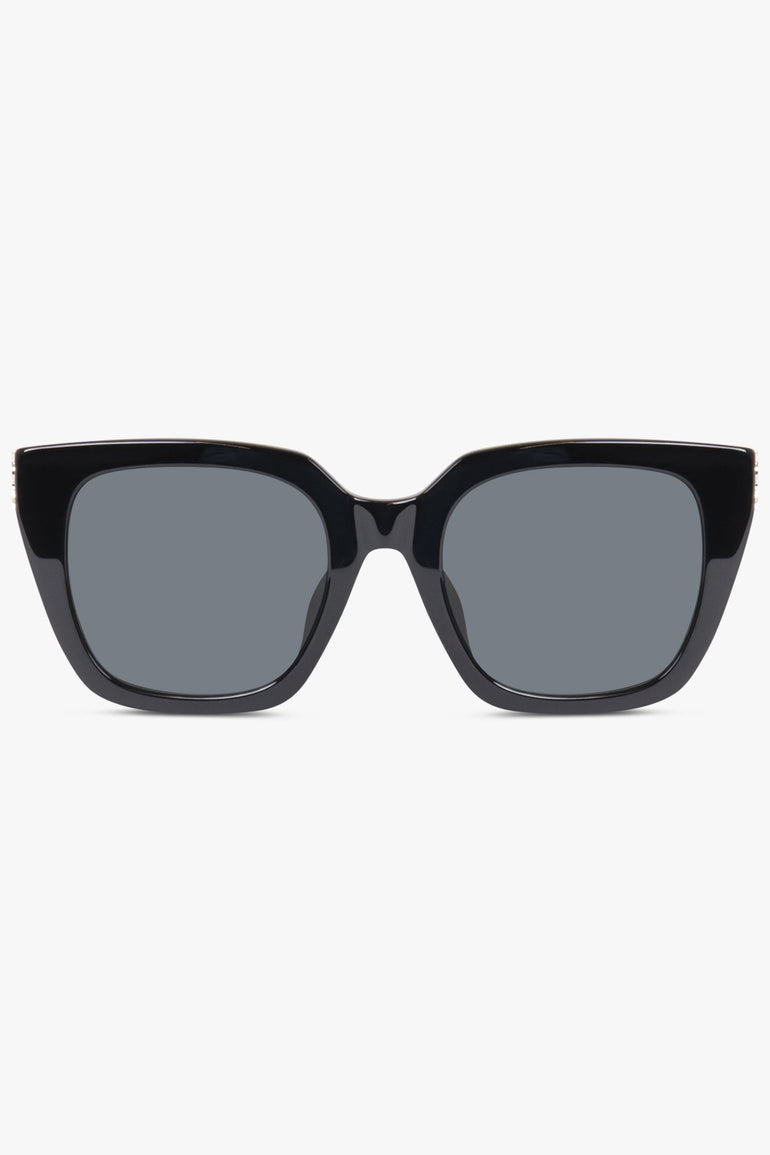 SL M143/F Square Frame Sunglasses Black – Parlour X