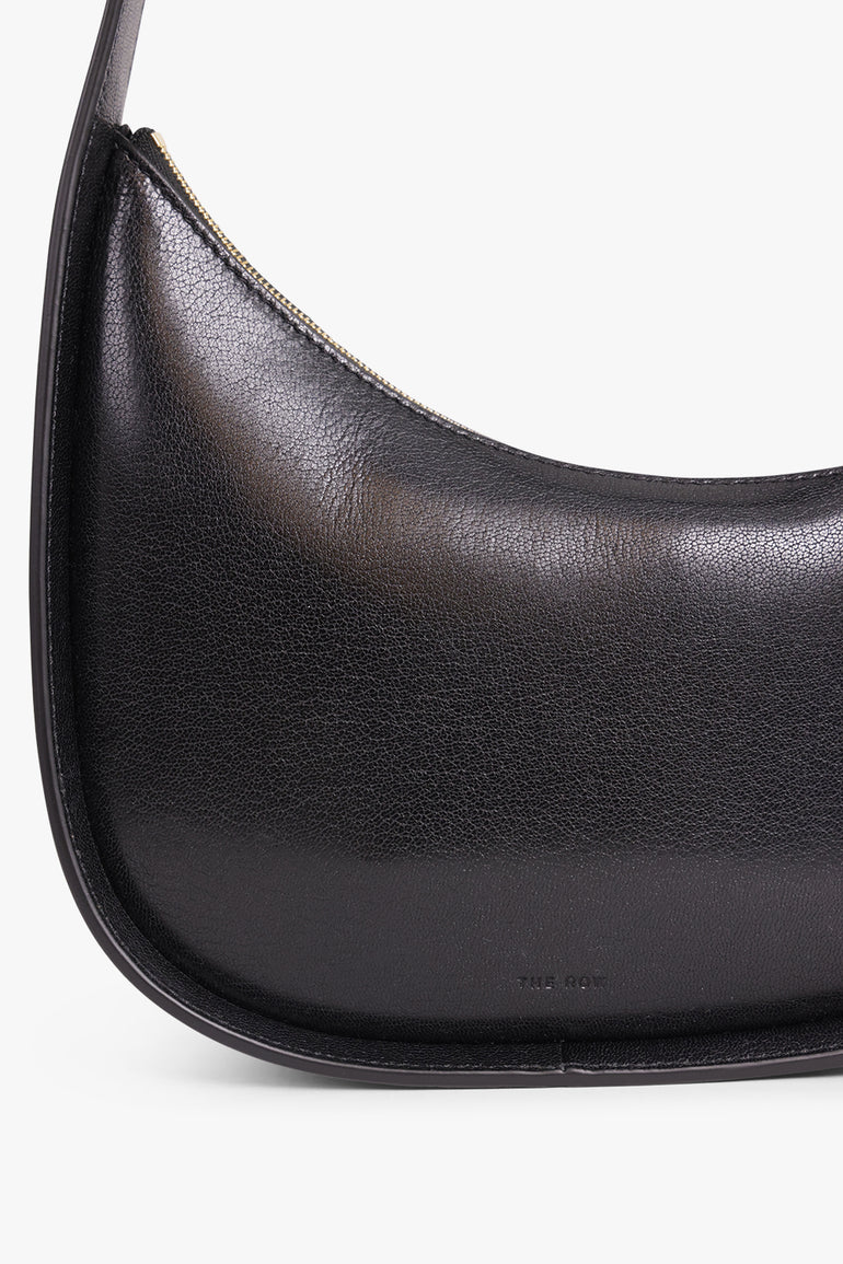 THE ROW BAGS Black / Black Half Moon Shoulder Bag | Black