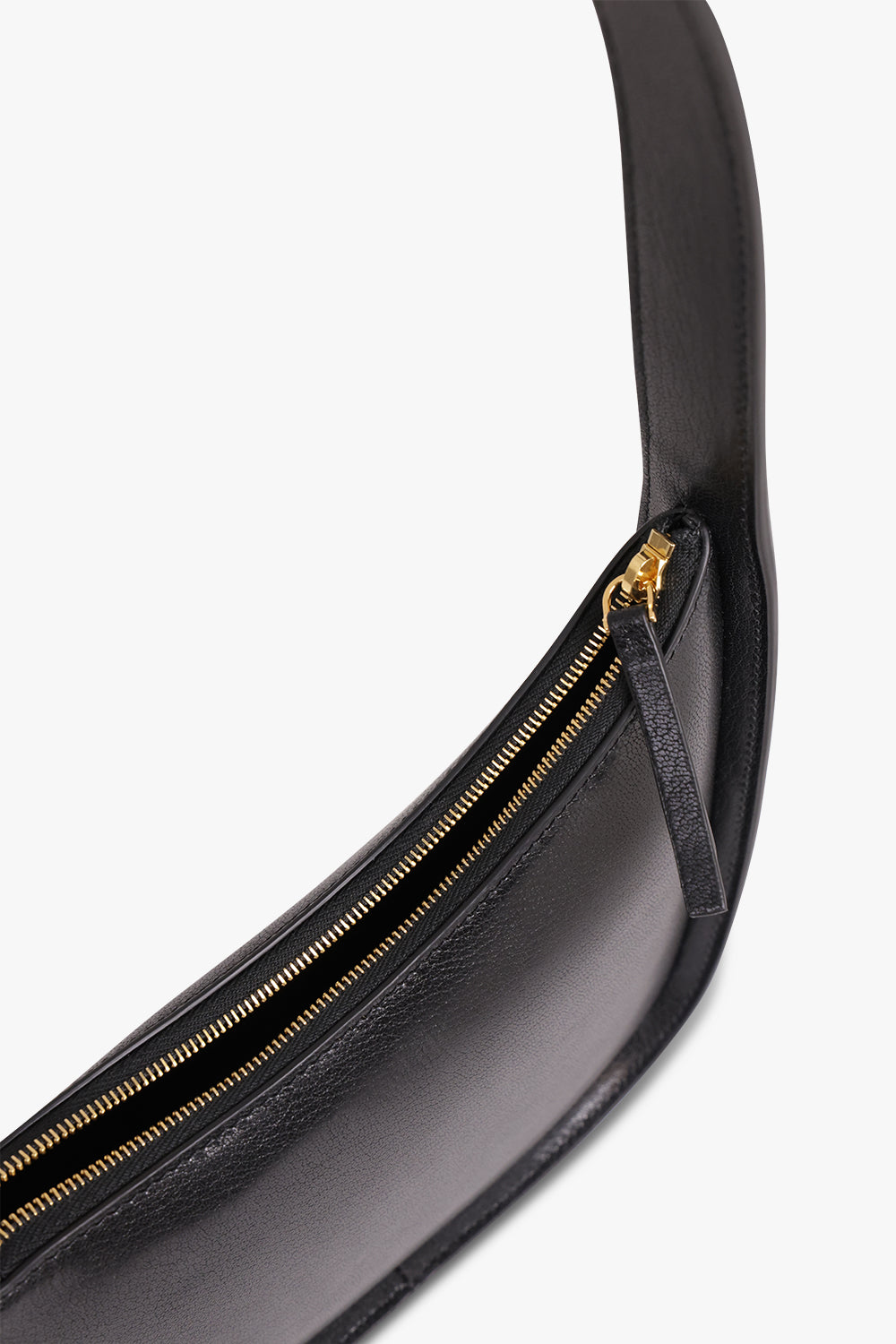 THE ROW BAGS Black / Black Half Moon Shoulder Bag | Black