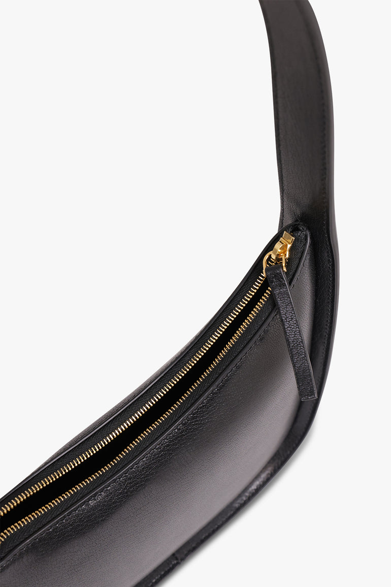 THE ROW BAGS Black / Black Half Moon Shoulder Bag | Black