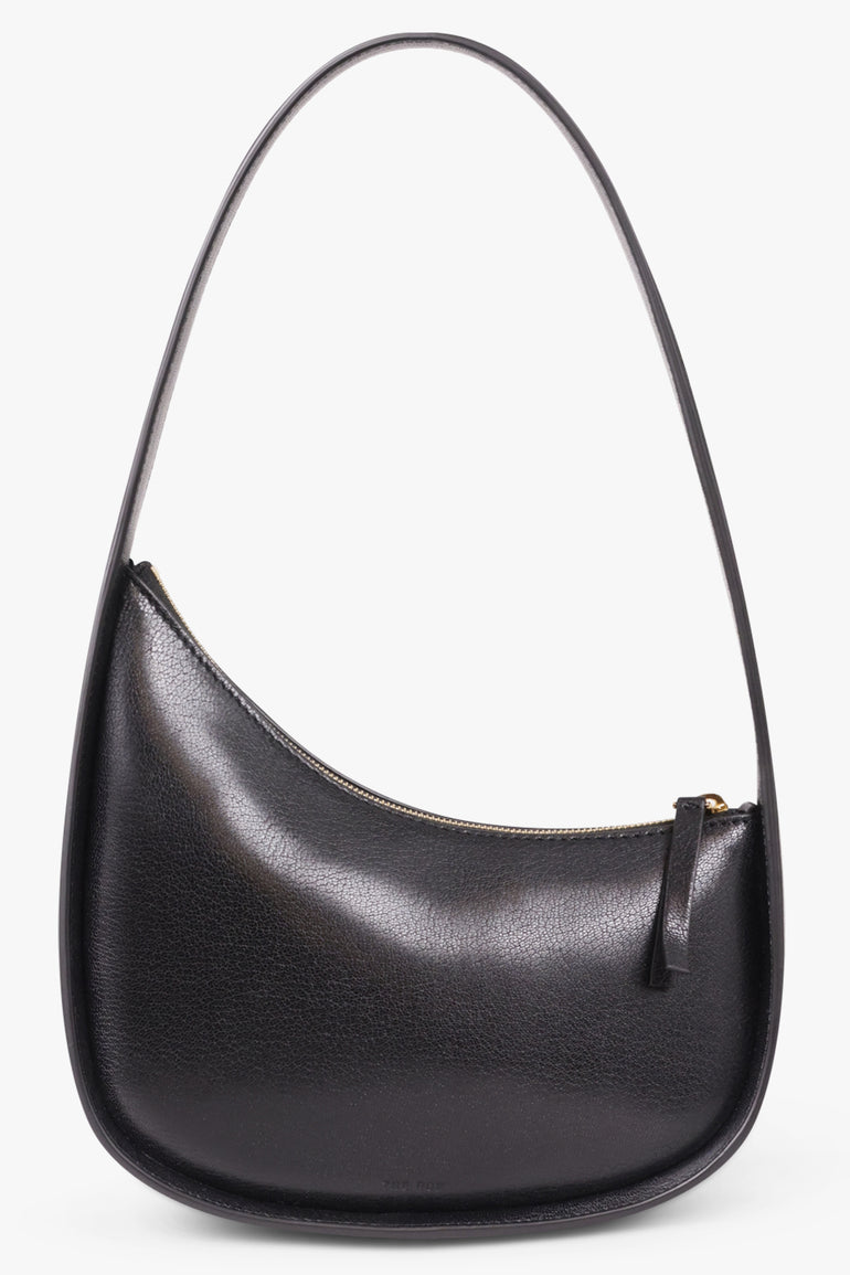 Half Moon Shoulder Bag Black – Parlour X