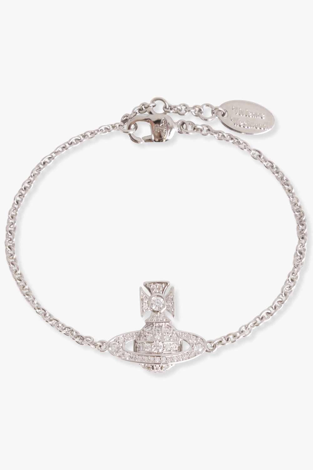 VIVIENNE WESTWOOD JEWELLERY SILVER / Silver Carmela Bas Relief Bracelet | Silver