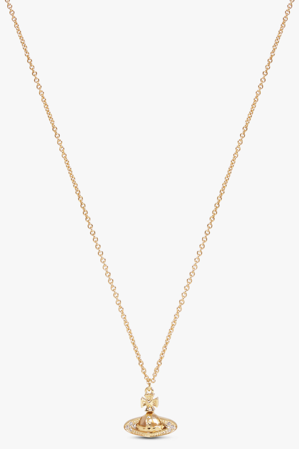 VIVIENNE WESTWOOD JEWELLERY GOLD / Gold Pina Small Bas Relief Pendant | Gold