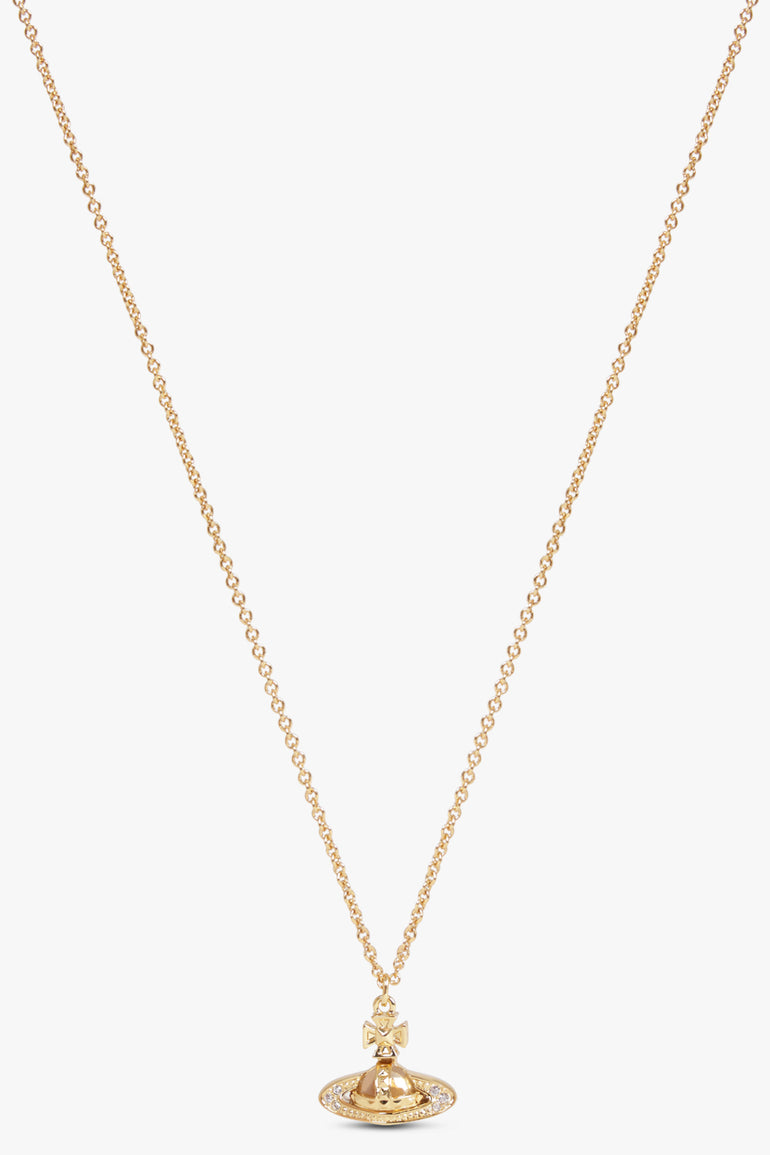 VIVIENNE WESTWOOD JEWELLERY GOLD / Gold Pina Small Bas Relief Pendant | Gold