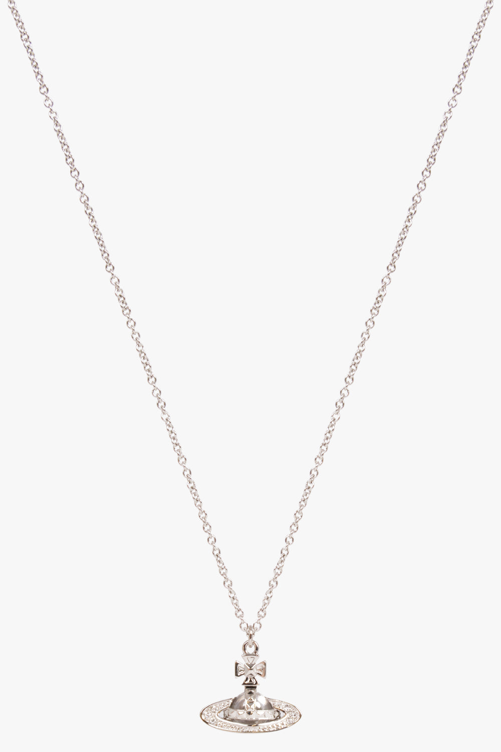 VIVIENNE WESTWOOD JEWELLERY SILVER / Silver Pina Small Bas Relief Pendant | Silver