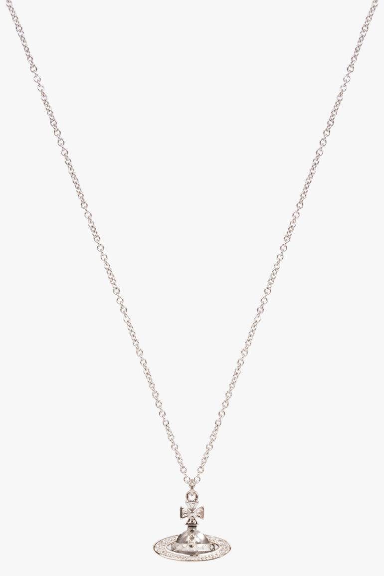 VIVIENNE WESTWOOD JEWELLERY SILVER / Silver Pina Small Bas Relief Pendant | Silver