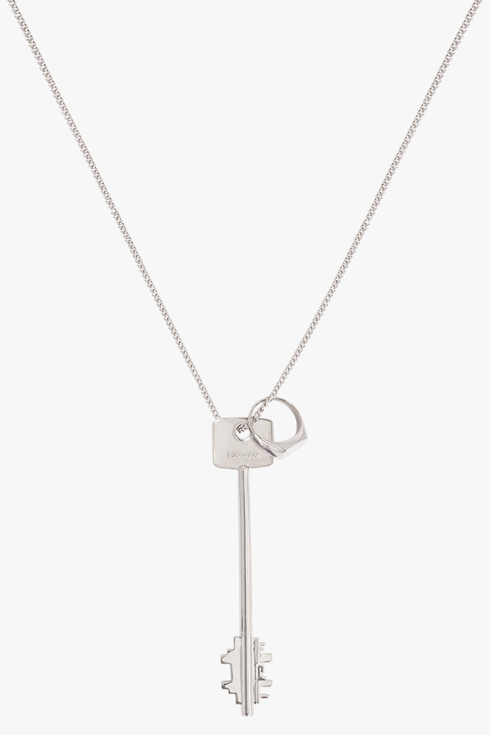 RABANNE JEWELLERY Silver / Silver Key Long Pendant | Silver