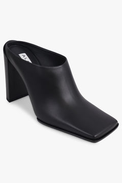ALAIA SHOES 90MM Leather Mule | Black