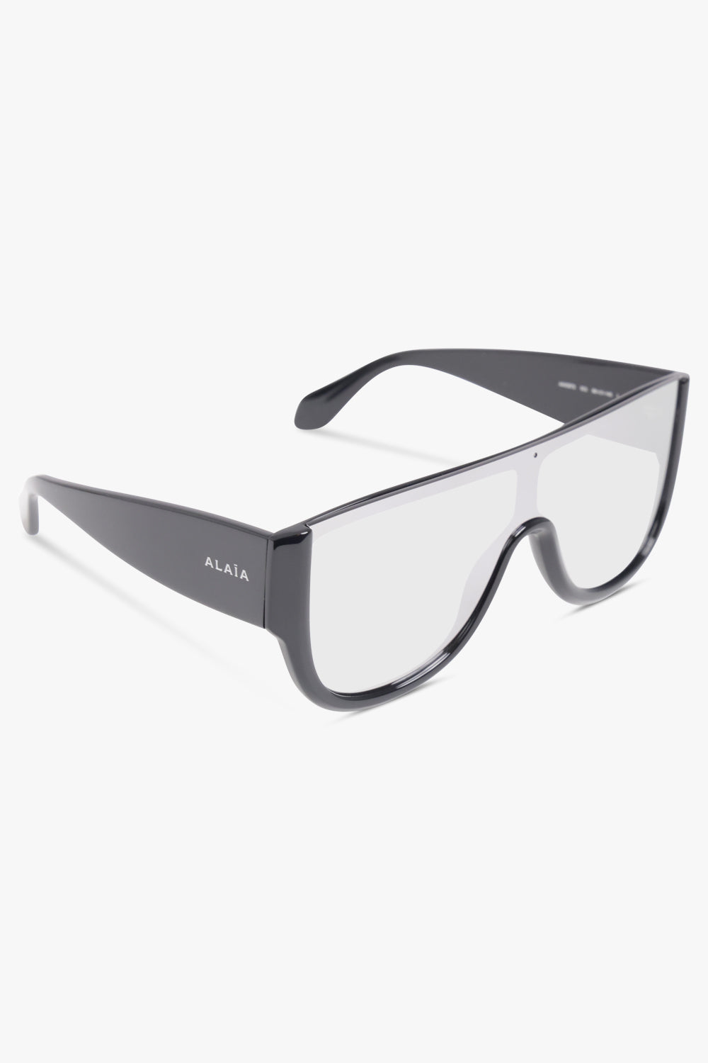 ALAIA Accessories Black / Black/Mirror AA0087S Mask Frame Sunglasses | Black/Mirror