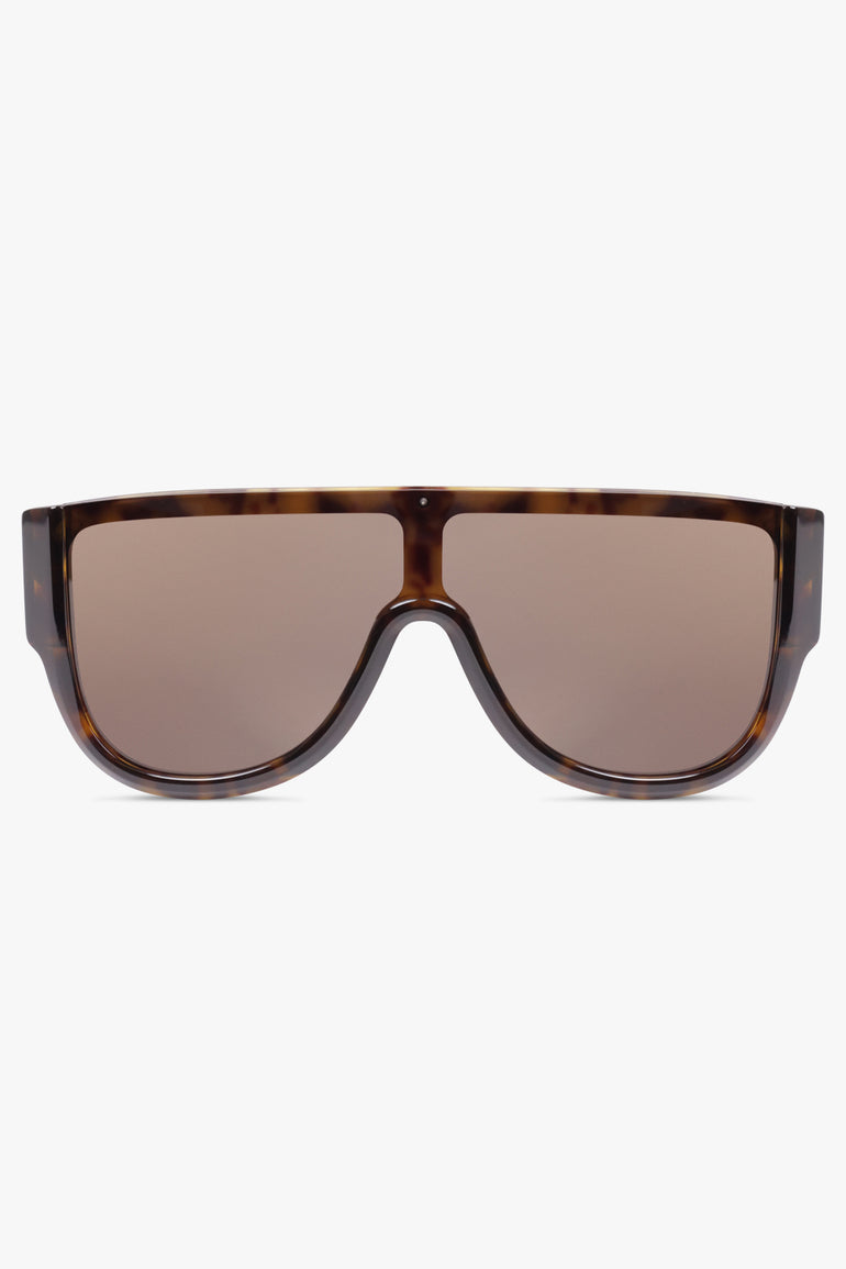 ALAIA Accessories Brown / Brown AA0087S Mask Frame Sunglasses | Brown