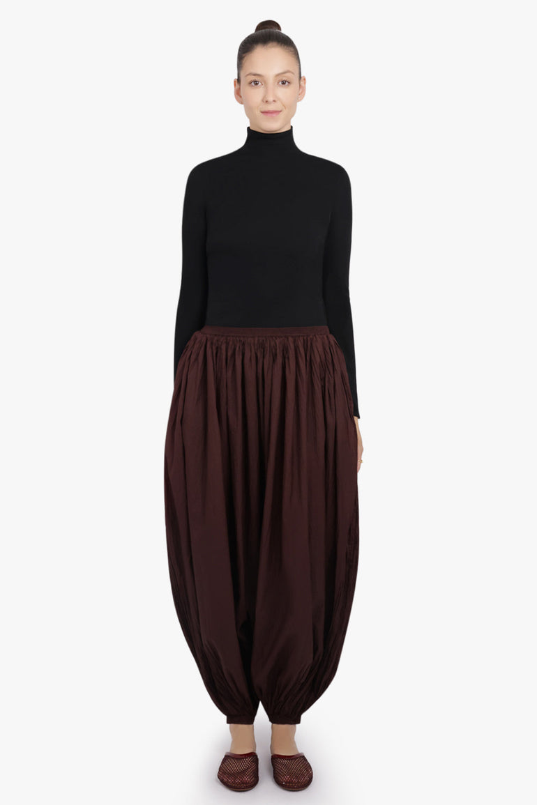 ALAIA RTW High-Neck L/S Heart Bodysuit Top | Black