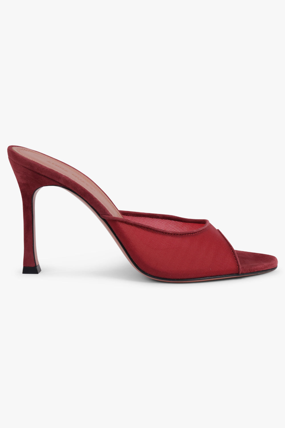 AMINA MUADDI SHOES Alexa Mesh Slipper 95MM Heel | Ruby